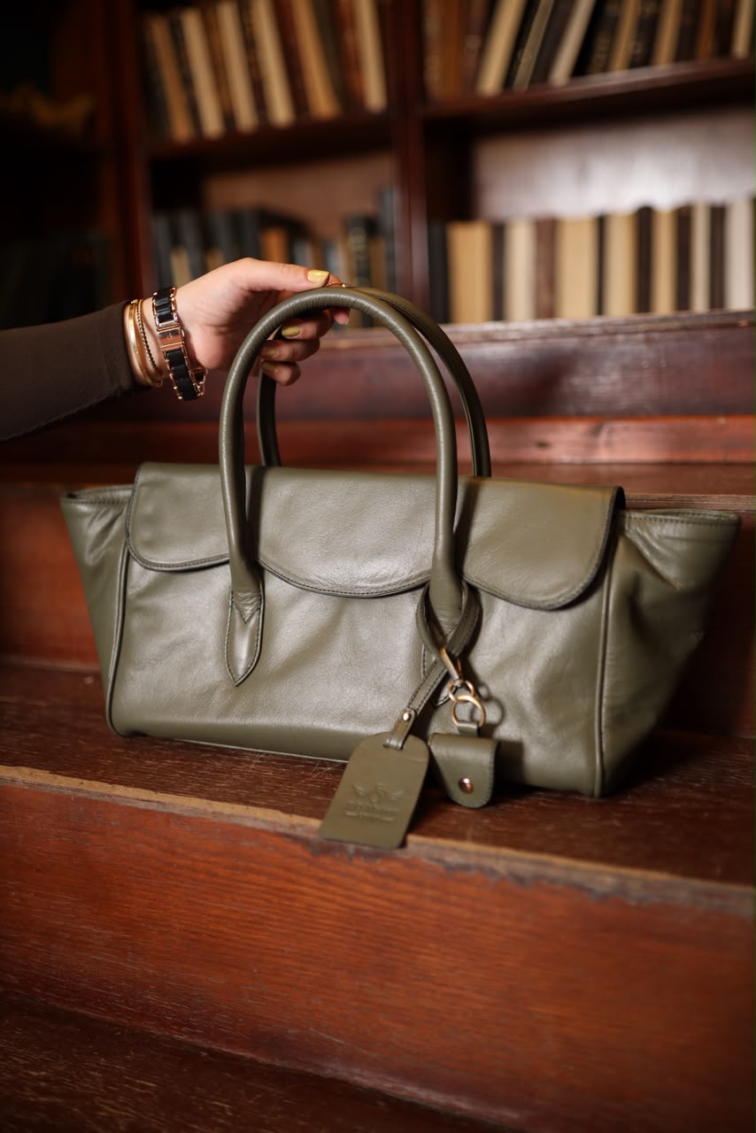 Olive Green Boat Bag