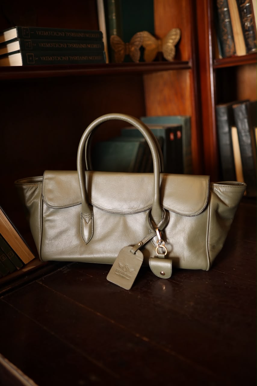 Olive Green Boat Bag