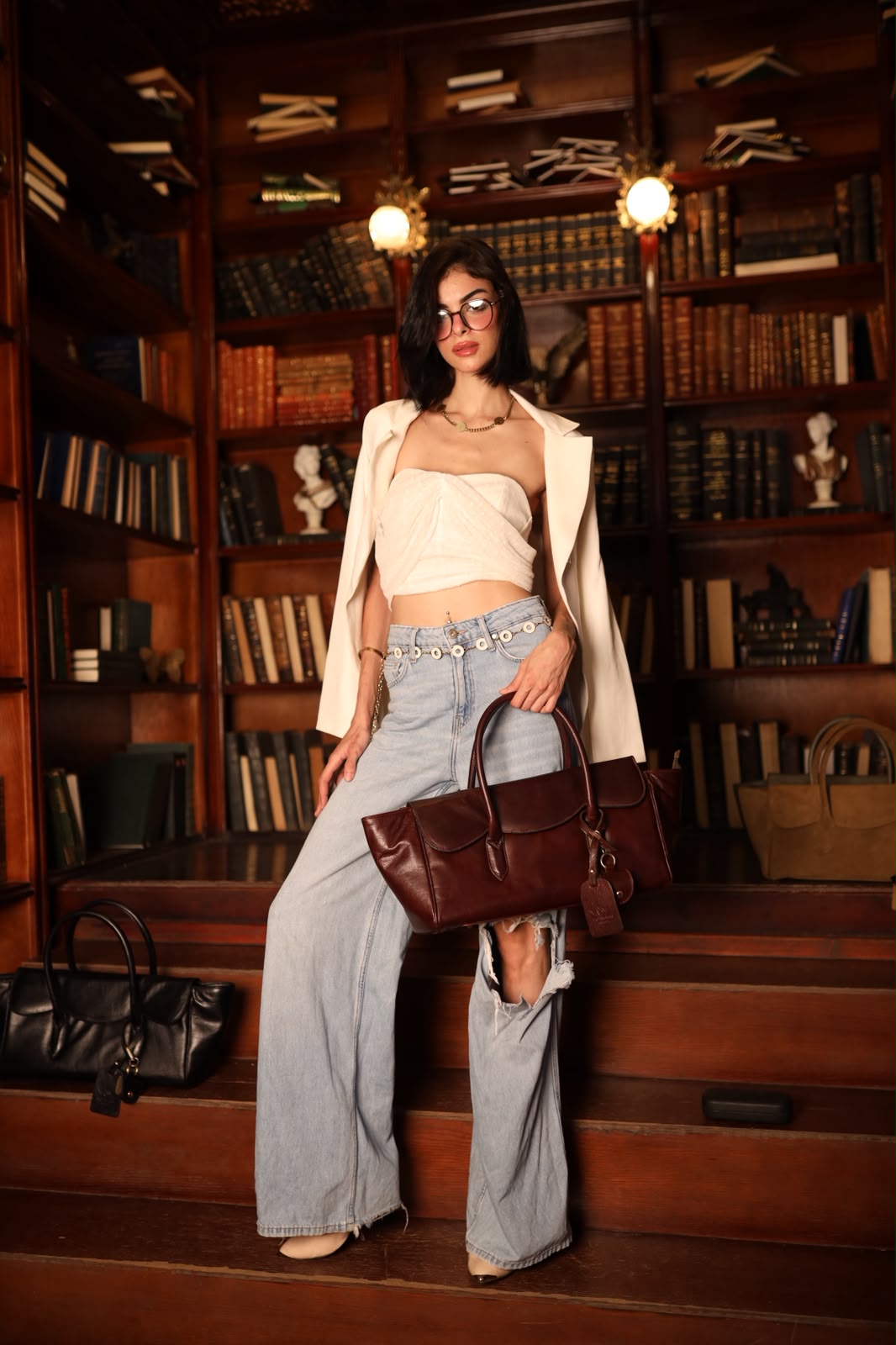 Mahogany Boat Bag