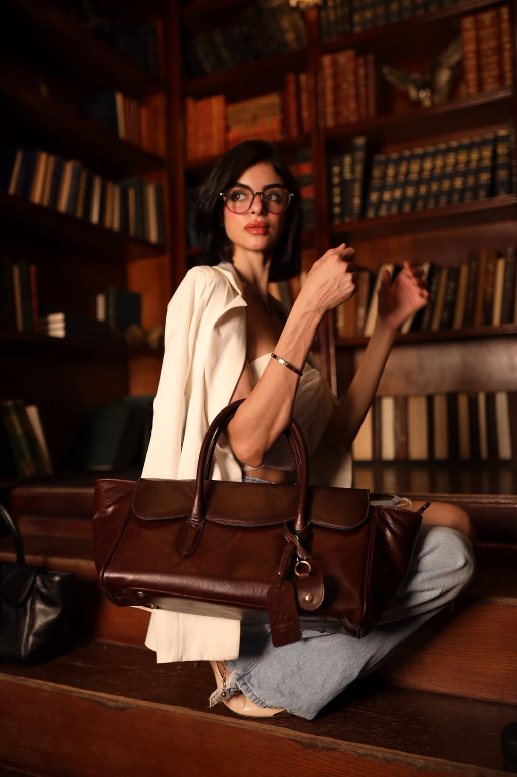 Mahogany Boat Bag