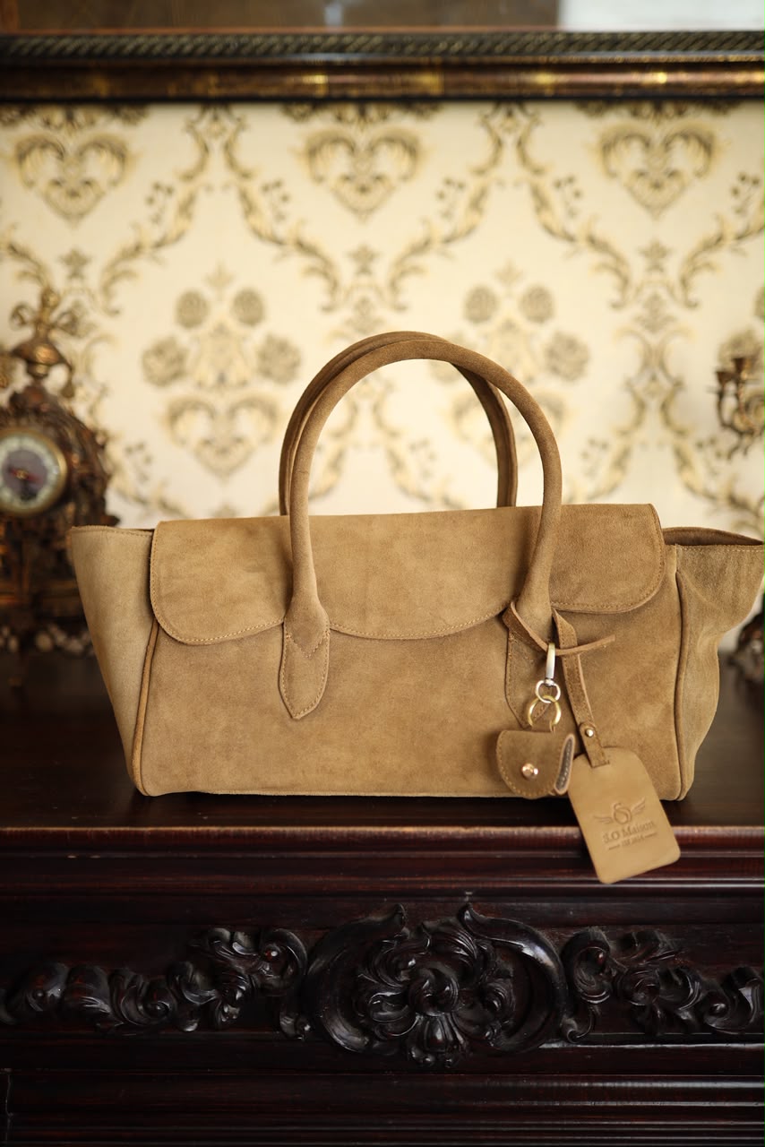Suede Cafe Boat Bag