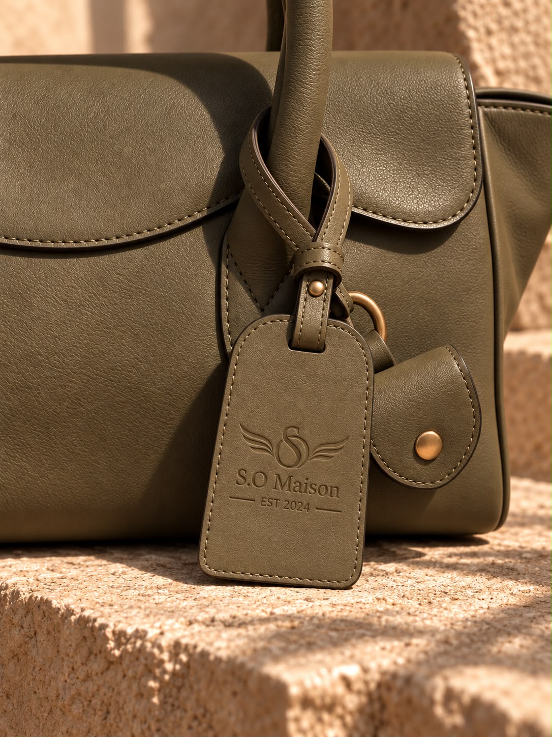 Olive Green Boat Bag